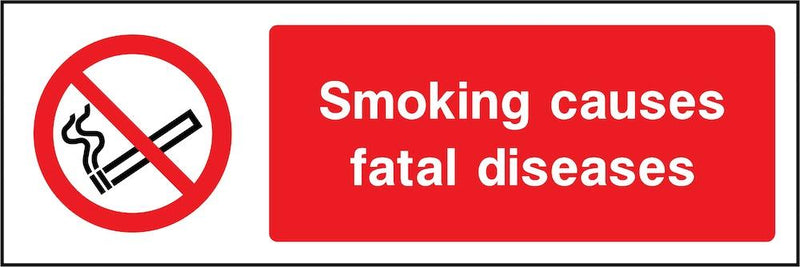 Smoking Causes Fatal Diseases Sign | Elevate Signs