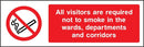 Visitors Required Not To Smoke Sign | Elevate Signs