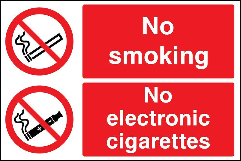No Smoking, No Electronic Cigarettes Sign | Elevate Signs