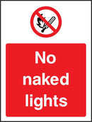 No Naked Lights Sign | Elevate Signs