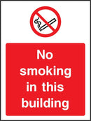 No Smoking In Building Sign | Elevate Signs