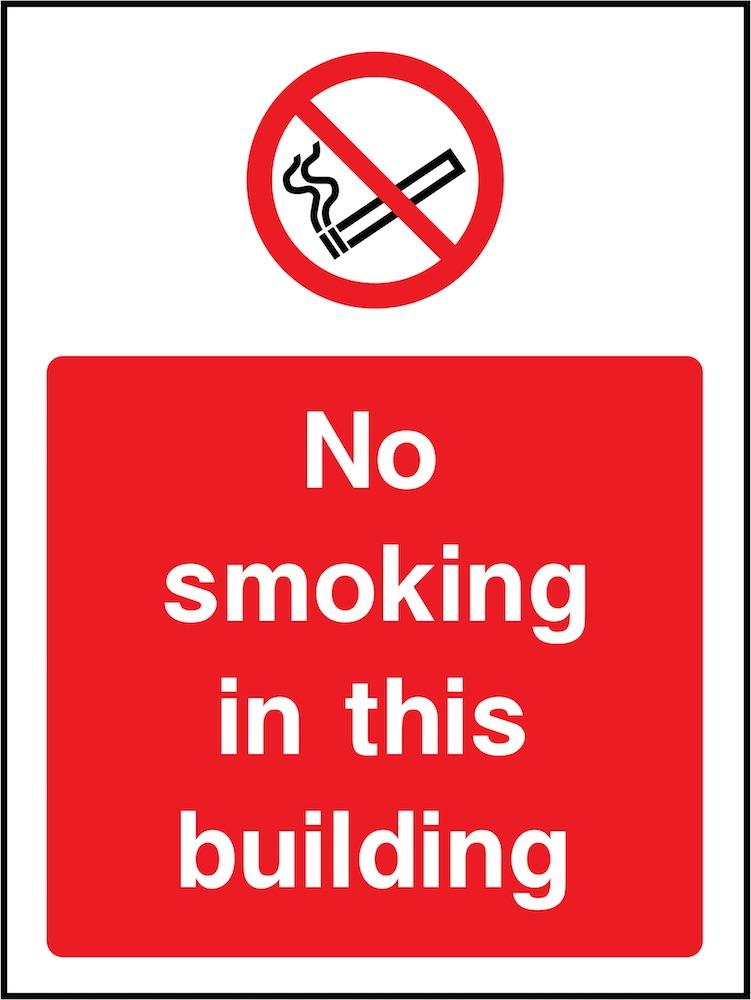 No Smoking In Building Sign | Elevate Signs