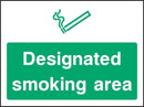 Designated Smoking Area Sign | Elevate Signs