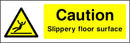 Caution Sign: Slippery Floor Surface