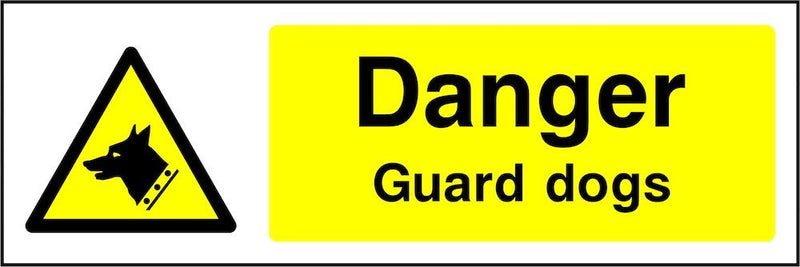 Danger Sign: Guard Dogs
