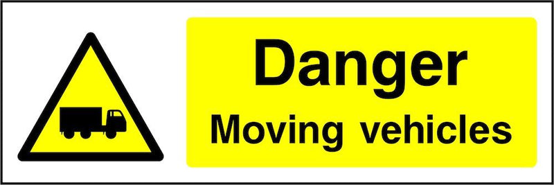 Danger Sign: Moving Vehicles
