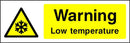 Warning Sign: Low Temperature