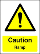 Caution Sign: Ramp