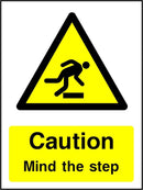 Caution Sign: Mind The Step