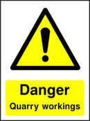 Danger Sign: Quarry Workings