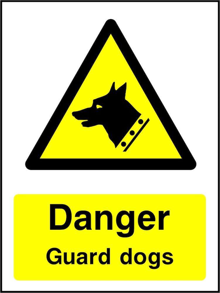 Danger Sign: Guard Dogs
