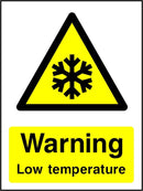 Warning Sign: Low Temperature