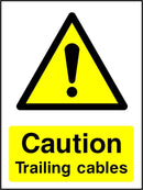 Caution Sign: Trailing Cables