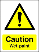 Caution Sign: Wet Paint