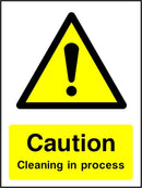 Caution Sign: Cleaning In Process